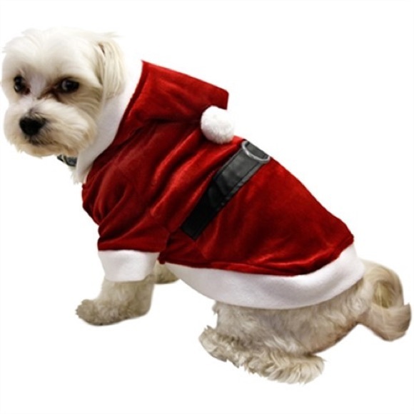 Reversible pet / dog Santa reindeer costume - Picture 4 of 7